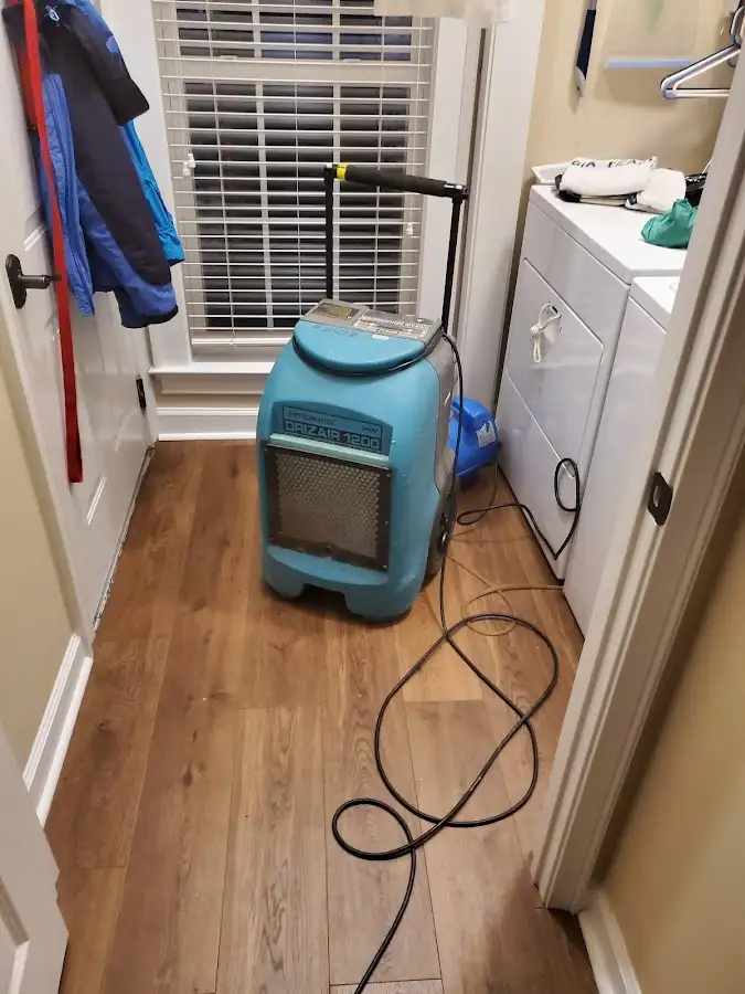 Commercial dehumidifier deployed for Crawl Space Restoration in Chesapeake Ranch Estates
