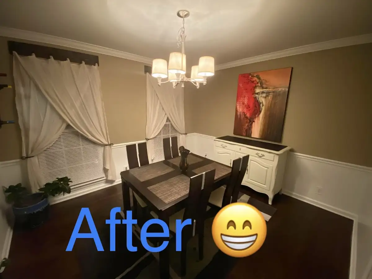 Professional dining room restoration after water damage in Chesapeake Ranch Estates